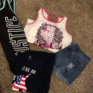 Lot of justice clothes. All in great shape.